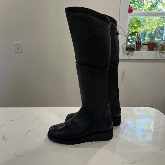 UGG Black Over the Knee Boots - Picture 4 of 10